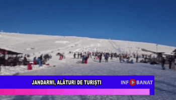 Jandarmii, alături de turiști