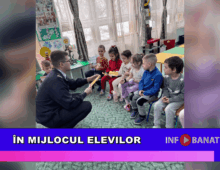 În mijlocul elevilor