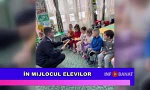 În mijlocul elevilor