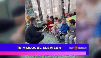 În mijlocul elevilor