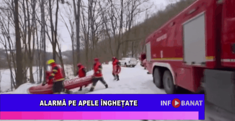 Alarmă pe apele înghețate