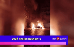 Două mașini incendiate