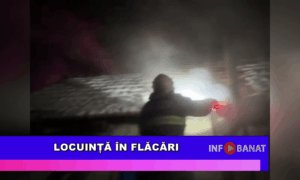 Locuință în flăcări