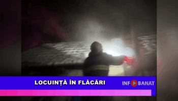 Locuință în flăcări