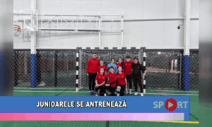 Junioarele se antrenează