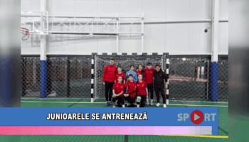 Junioarele se antrenează
