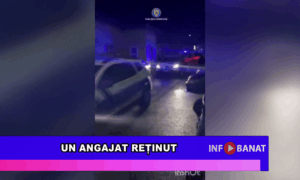 Un angajat reținut