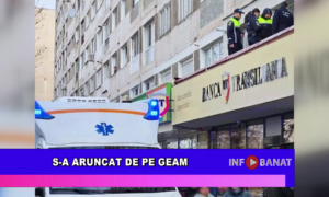 S-a aruncat de pe geam