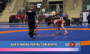 Aur și bronz pentru CSM Reșița