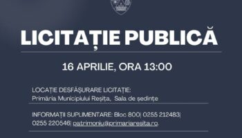 Licitație pentru vânzarea unor terenuri și imobile – Reșița