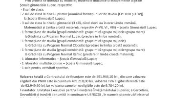 Finalizare proiect Comuna Lupac