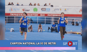 Campiona Național la 60 de metri