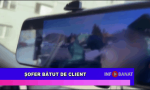 Șofer bătut de client