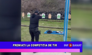 Premiați la competiția de tir