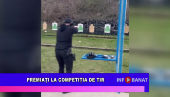 Premiați la competiția de tir