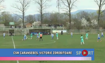CSM Caransebeș, victorie zdrobitoare