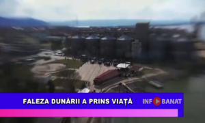 Faleza Dunării a prins viață