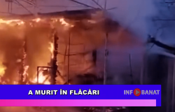 A murit în flăcări