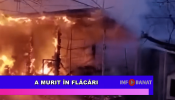A murit în flăcări
