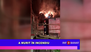 A murit în incendiu