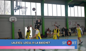 Lalescu, locul III la baschet