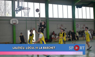 Lalescu, locul III la baschet