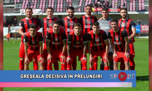 Greșeală decisivă în prelungiri