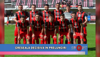 Greșeală decisivă în prelungiri