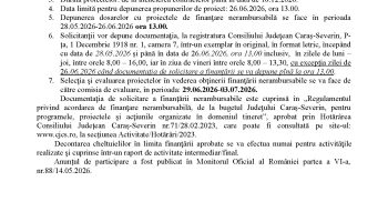 Atribuire contracte de finanţare nerambursabilă, în domeniul tineretului