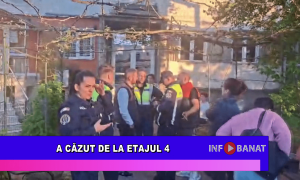 A căzut de la etajul 4