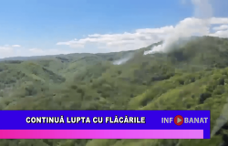 Continuă lupta cu flăcările