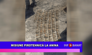 Misiune pirotehnică la Anina