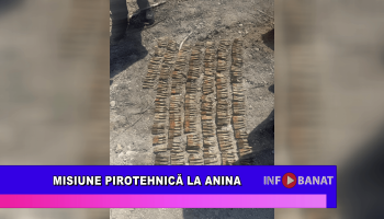 Misiune pirotehnică la Anina