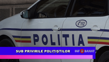 Sub privirile polițiștilor