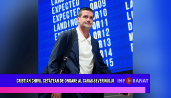 Cristian Chivu, cetățean de onoare al Caraș-Severinului