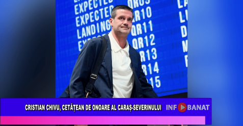 Cristian Chivu, cetățean de onoare al Caraș-Severinului
