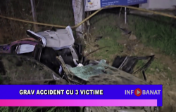 Grav accident cu 3 victime