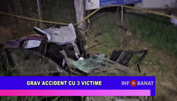 Grav accident cu 3 victime
