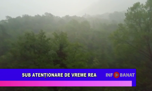 Sub atenționare de vreme rea