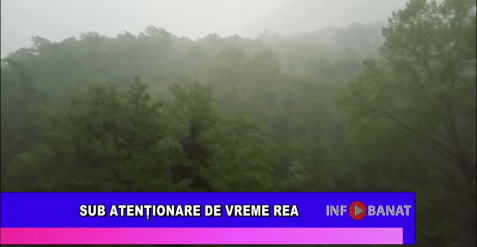 Sub atenționare de vreme rea