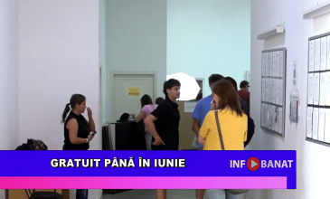 Gratuit până în iunie