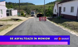 Se asfaltează în Moniom