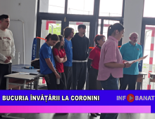 Bucuria învățării la Coronini