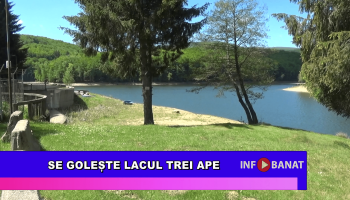Se golește lacul Trei Ape