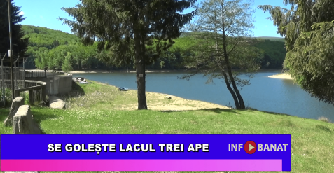 Se golește lacul Trei Ape