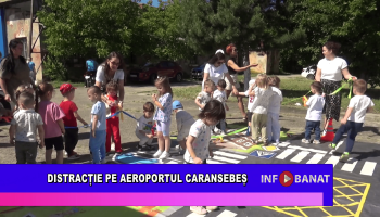 Distracție pe Aeroportul Caransebeș