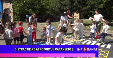 Distracție pe Aeroportul Caransebeș