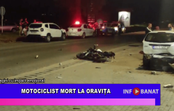 Motociclist mort la Oravița