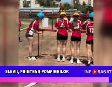 Elevii, prietenii pompierilor