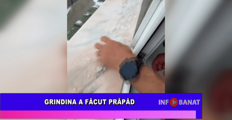 Grindina a făcut prăpăd